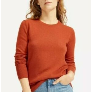 Cashmere red Everlane sweater